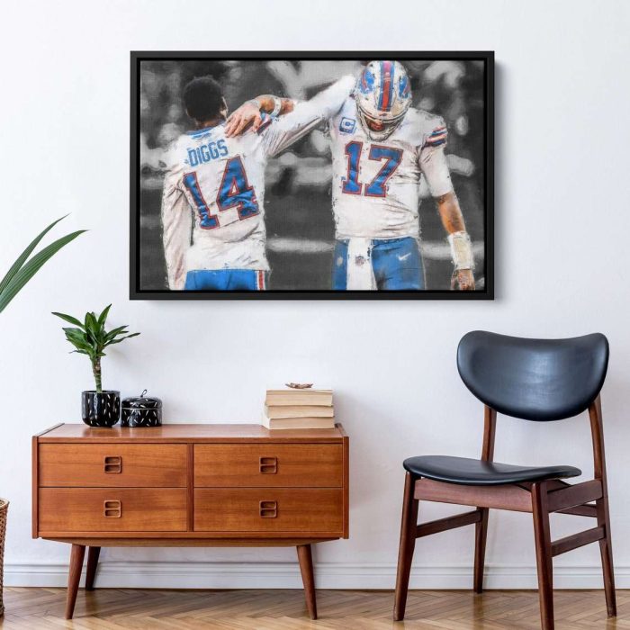 Stefon Diggs Allen Canvas Buffalo Bills American Football Players