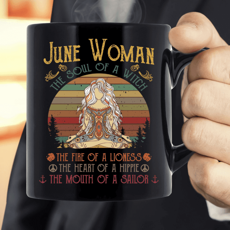 June Woman The Soul Of A Witch The Fire Of Lioness  Mug