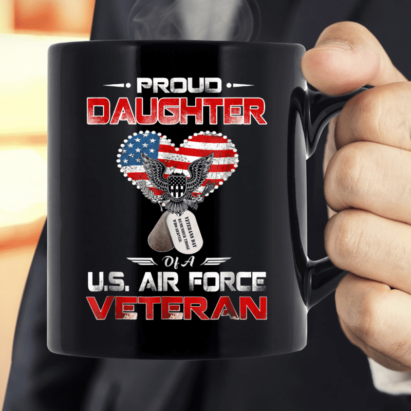 Proud Daughter Of A U.S. Air Force Veteran Mug