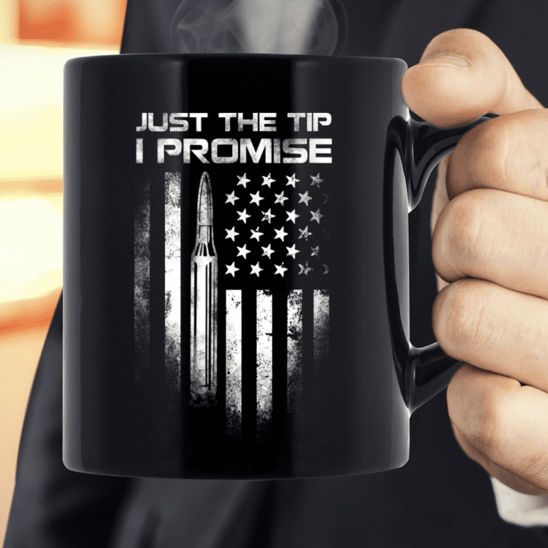 Veteran Just The Tip I Promise Mug US Flag Mug