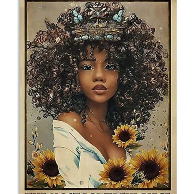 African Black Art Black Queen Vertical Poster Canvas Wall Decor Visual Art 1