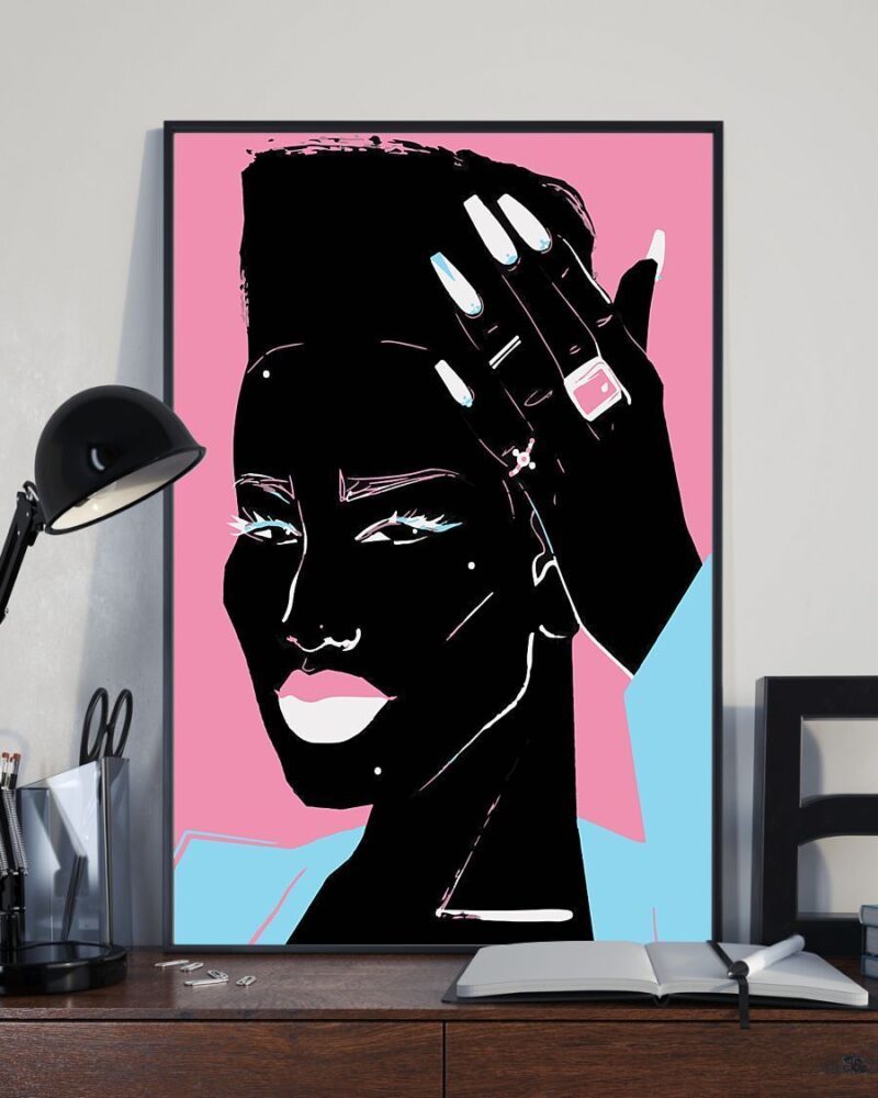 African - Black Art - Black Queen Vertical Poster Canvas - Wall Decor Visual Art