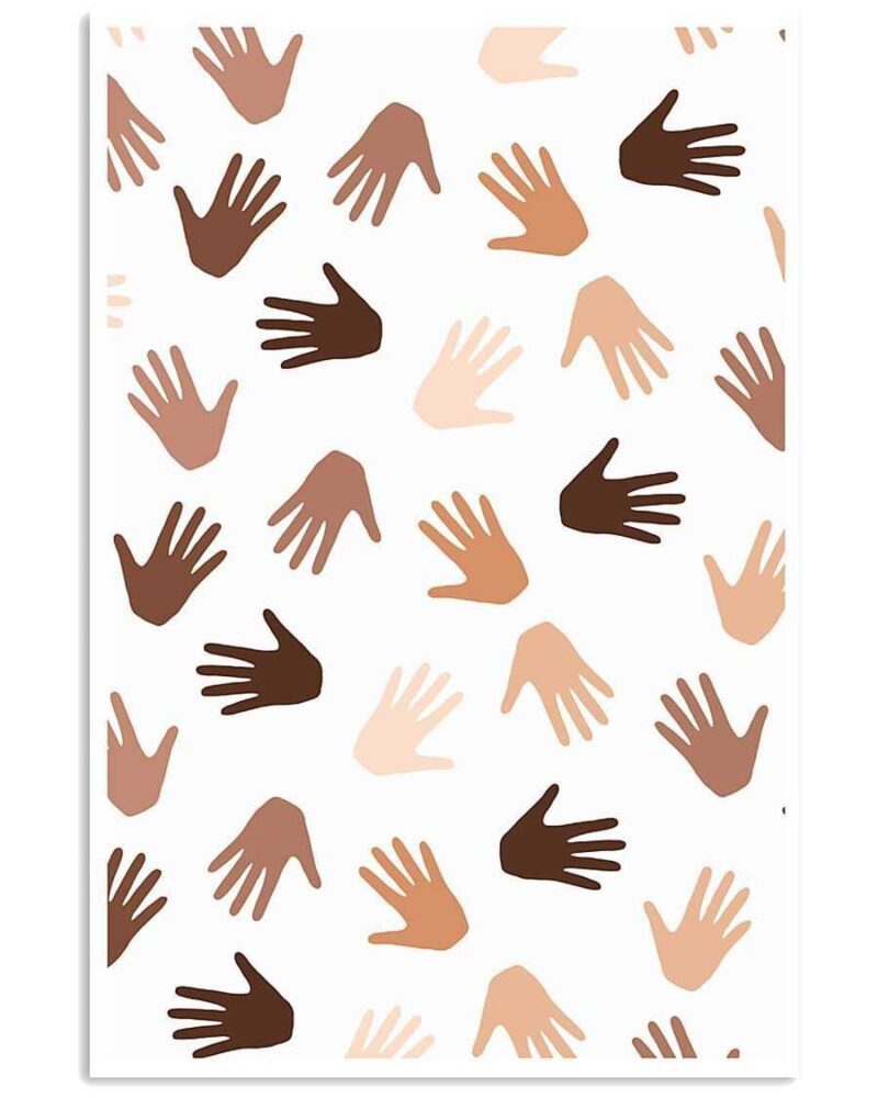 African Black Art Hands Vertical Poster Canvas Wall Decor Visual Art 1
