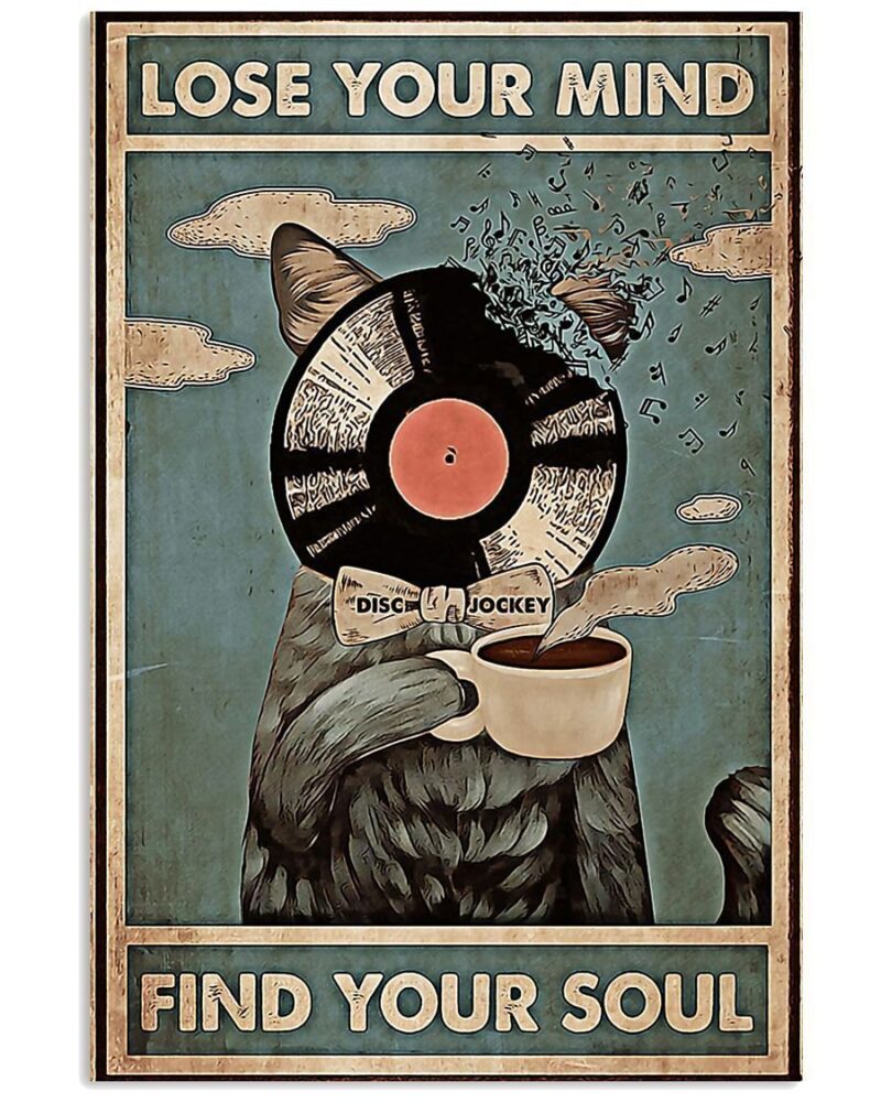 Dj Lose My Mind And Find My Soul Vertical Poster Canvas Wall Decor Visual Art 1
