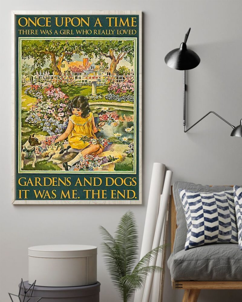 Garden Once Upon A Time Vertical Poster Canvas - Wall Decor Visual Art