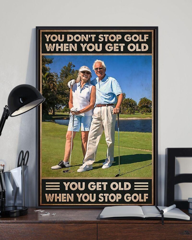 Golf Don't Stop It Vertical Poster Canvas - Wall Decor Visual Art