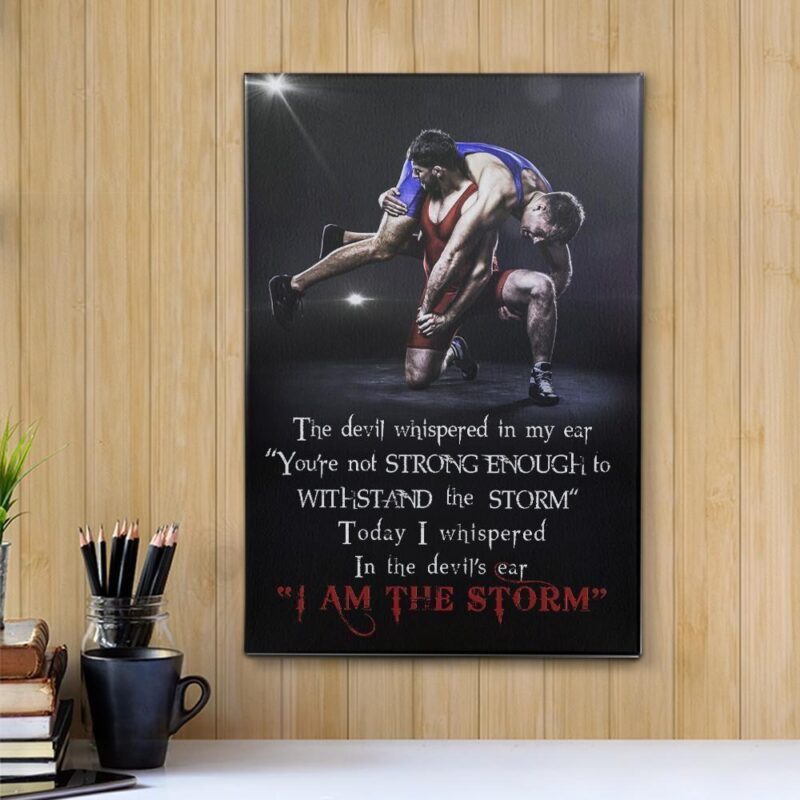 Wrestling Poster Canvas - Wall Decor