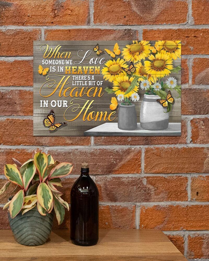 Memorial Gift To Heaven - Someone We Love Horizontal Poster Canvas - Wall Decor Visual Art