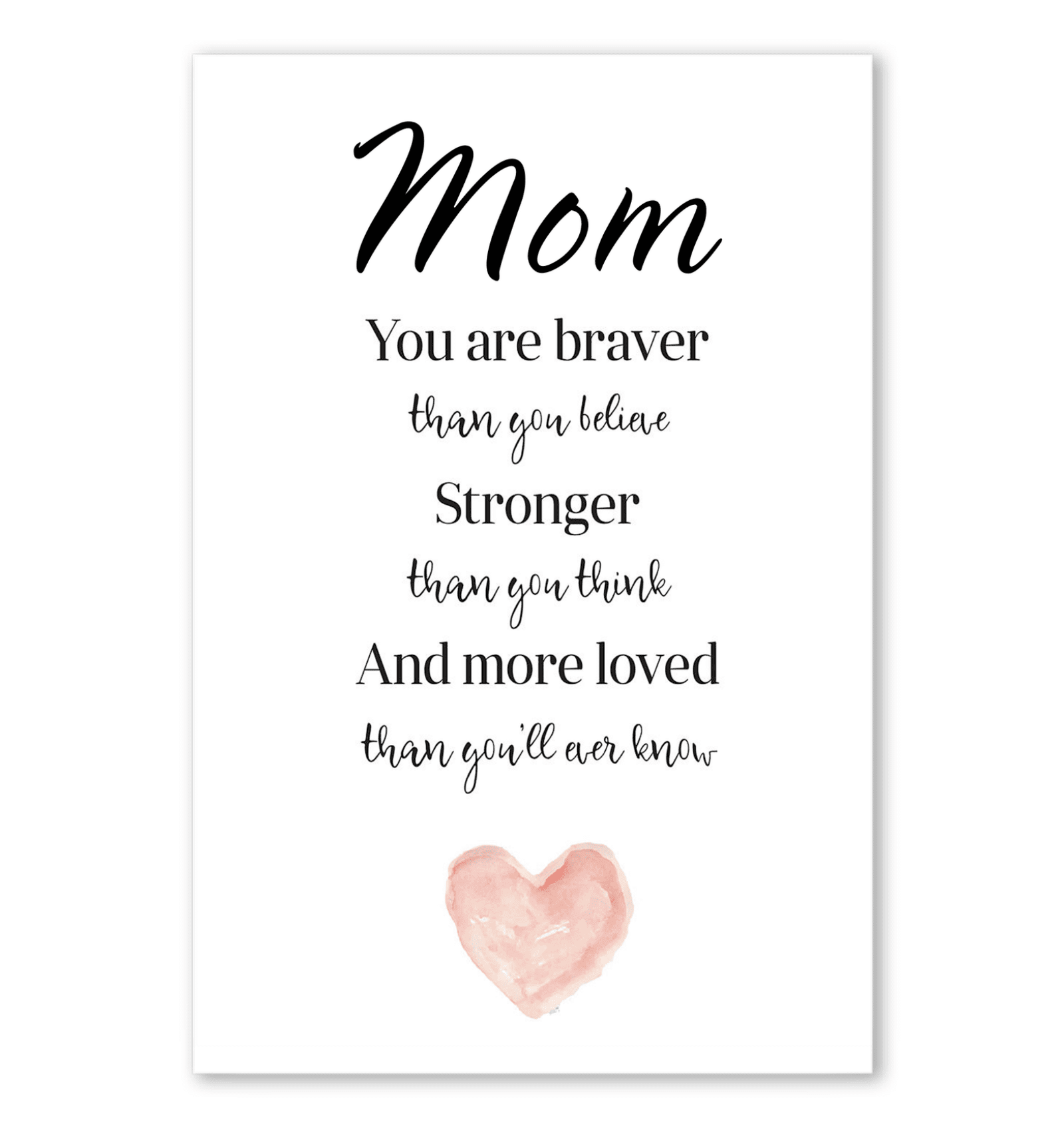 PERFECT GIFT FOR YOUR MOM Poster Canvas – Let the colors inspire you!