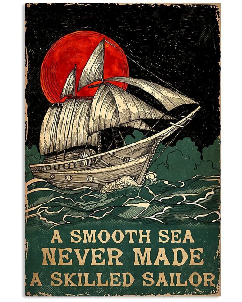 Professions Poster A Skilled Sailor Vertical Poster Canvas Wall Decor Visual Art 1
