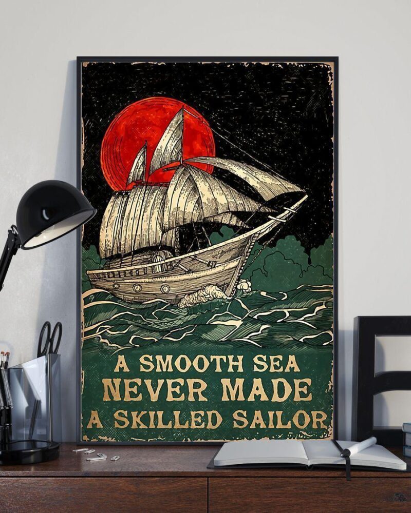 Professions Poster - A Skilled Sailor Vertical Poster Canvas - Wall Decor Visual Art