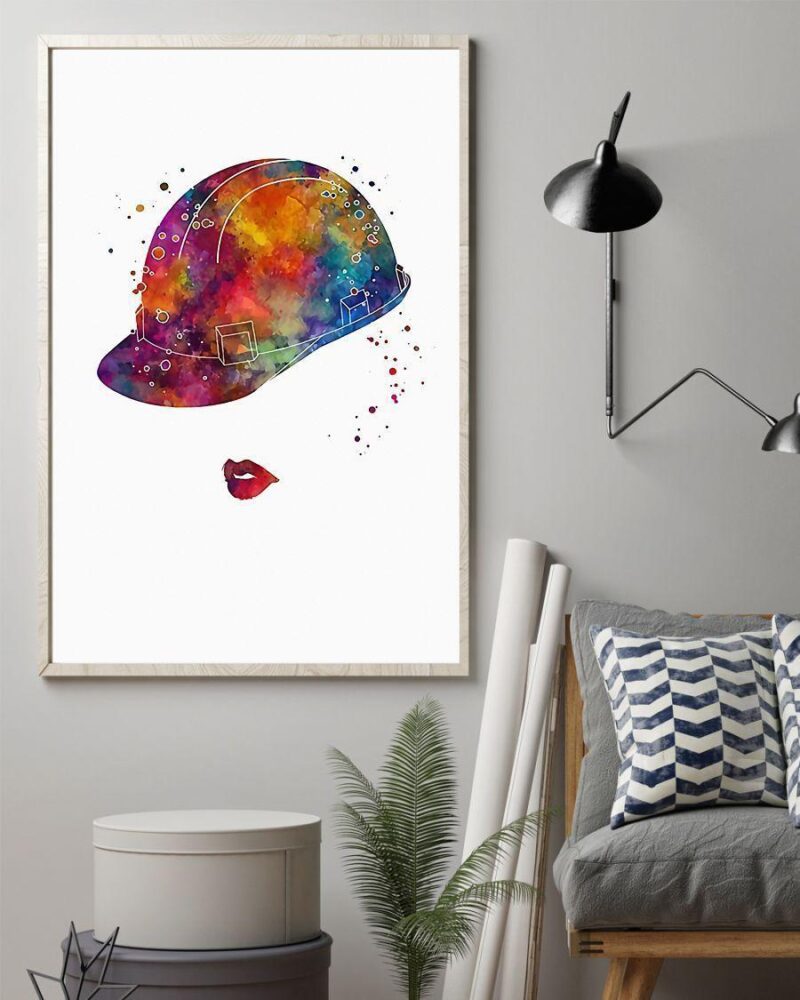 Professions Poster - Engineer Art Vertical Poster Canvas - Wall Decor Visual Art
