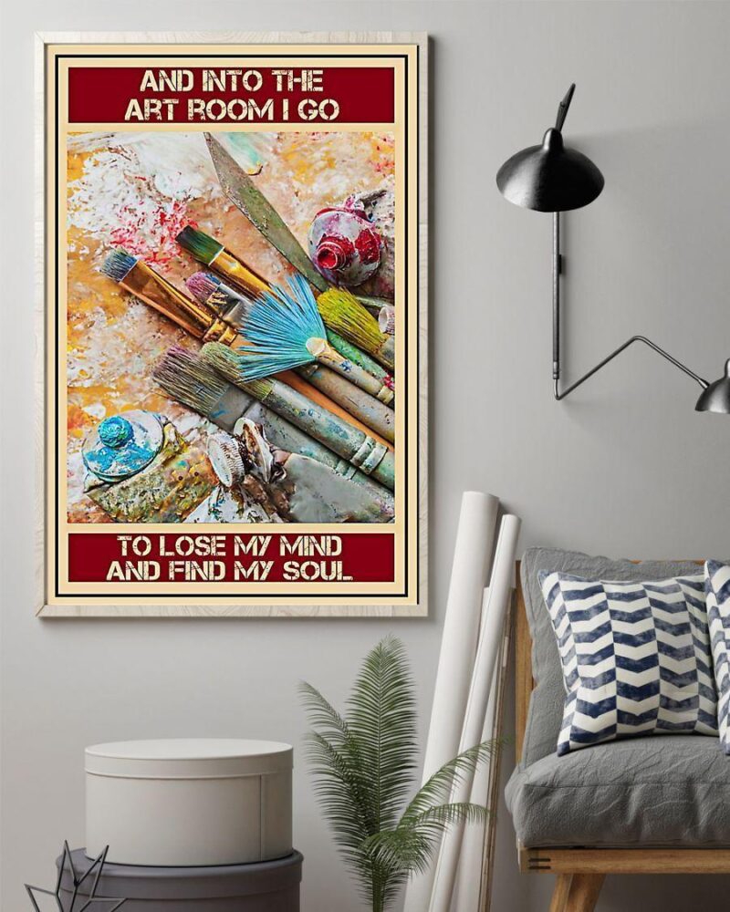 Professions Poster - Find My Soul Painter Vertical Poster Canvas- Wall Decor Visual Art