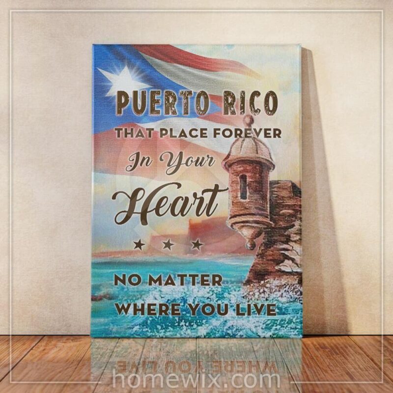 Puerto Rico Poster Canvas - Wall Decor