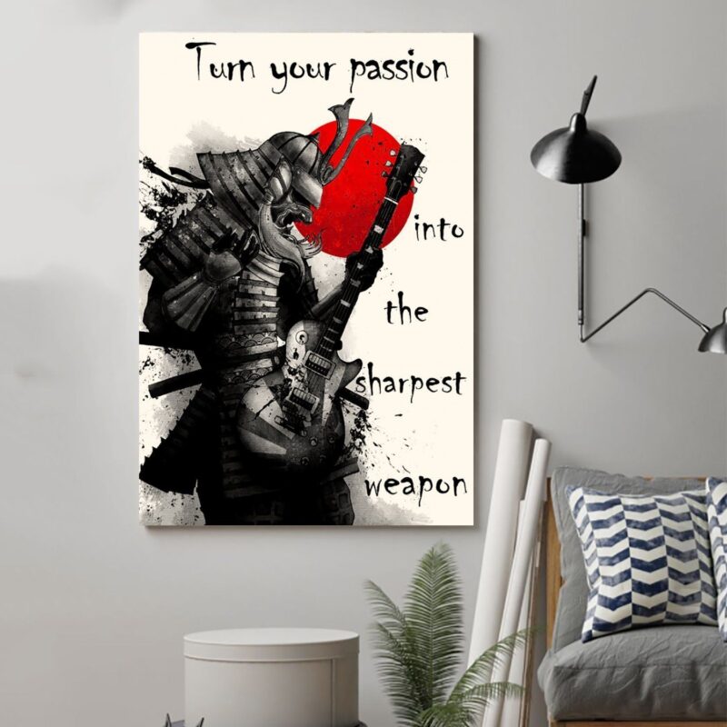 Samurai Poster Canvas turn your pasion wall decor visual art