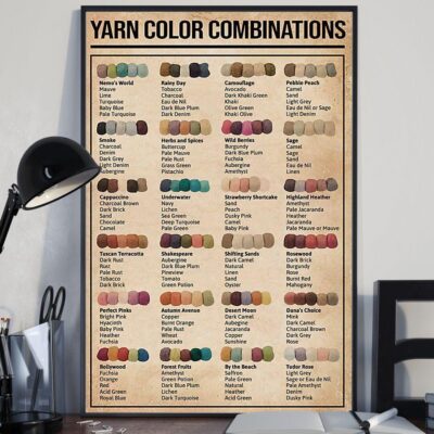 Sewing Yarn Color Combinations Vertical Poster Canvas- Wall Decor Visual Art 2 Sewing Yarn Color Combinations Vertical Poster Canvas Wall Decor Visual Art 2