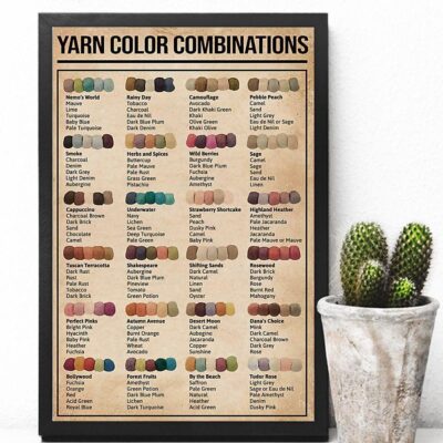 Sewing Yarn Color Combinations Vertical Poster Canvas- Wall Decor Visual Art 3 Sewing Yarn Color Combinations Vertical Poster Canvas Wall Decor Visual Art 3