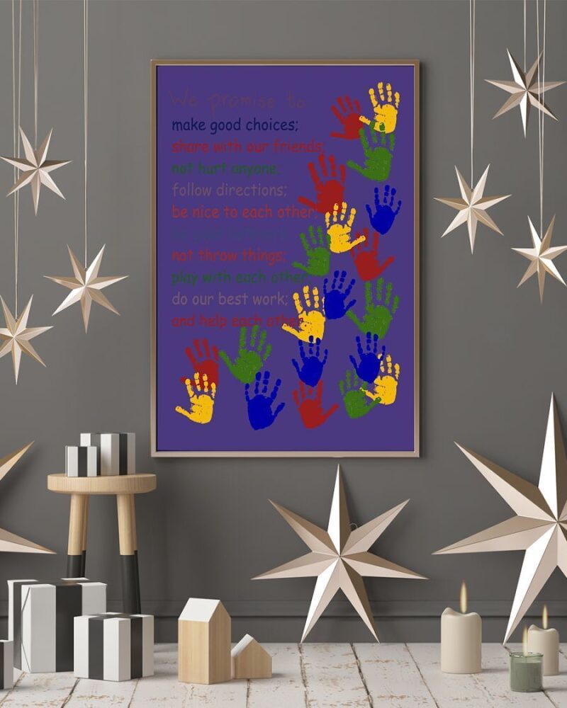 We Promise To Make Good Choices Poster Vertical Poster Canvas - Wall Decor Visual Art