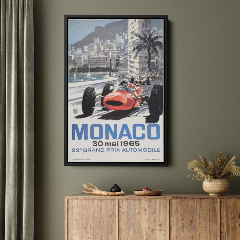 Vintage Auto Racing Poster