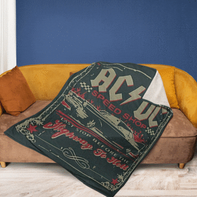 ACDC Rock Band Thank You For The Memories Christmas Gifts LoverACDC Rock Band Gift For Fan Comfy Sofa Throw Blanket Gift 2