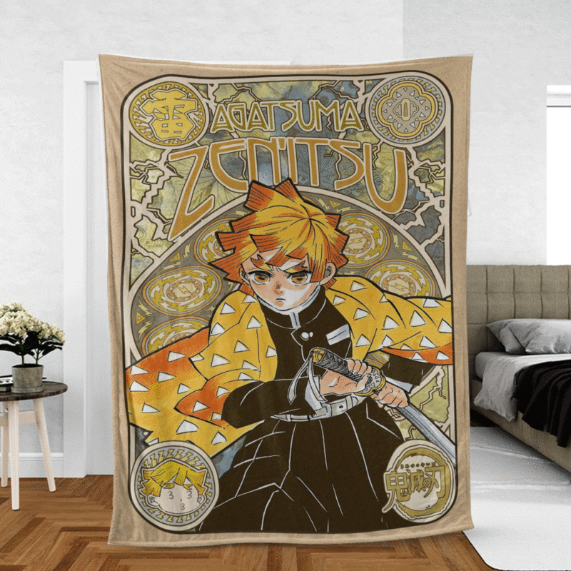 Agatsuma Zenitsu Kimetsu no Yaiba Anime A123 Gifts Lover