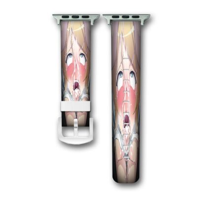 Ahegao Hentai Custom Apple Watch Band Genuine Wrist Band Replacement