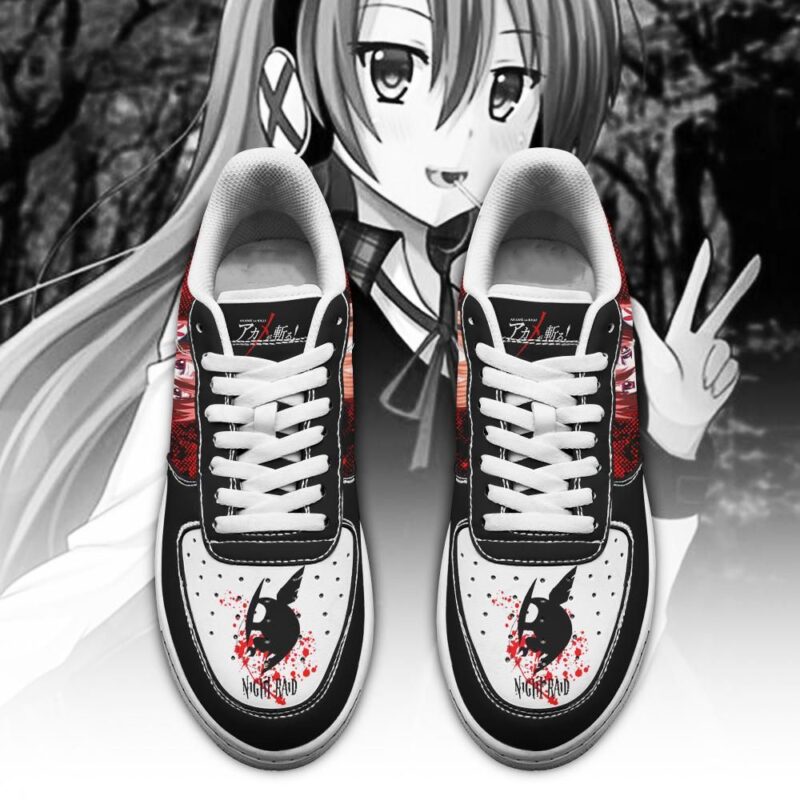Akame Ga Kill Chelsea Shoes Custom Anime Air Force 1 Sneakers 1
