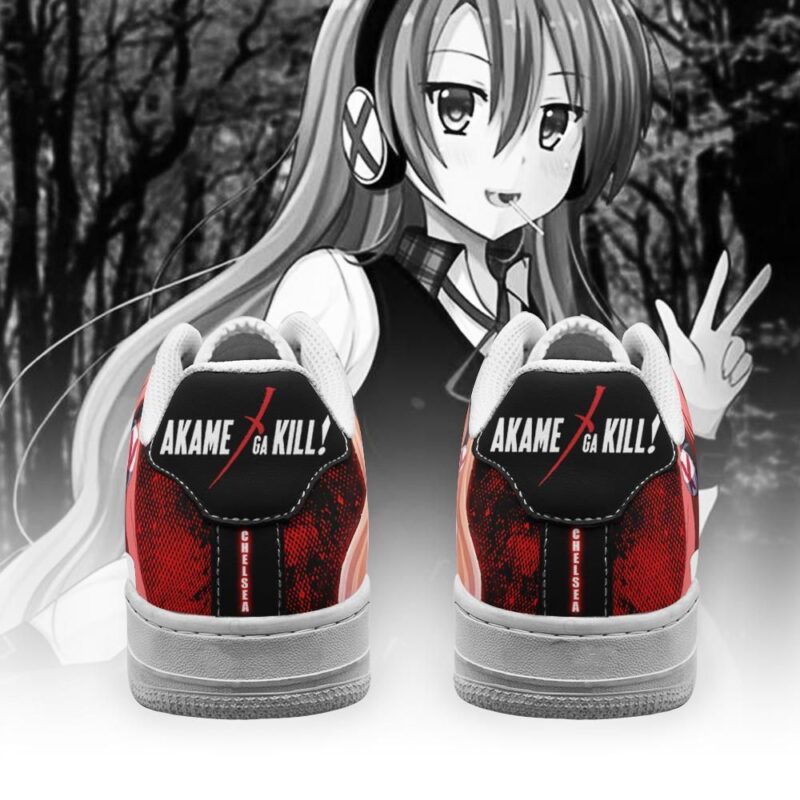 Akame Ga Kill Chelsea Shoes Custom Anime Air Force 1 Sneakers 2