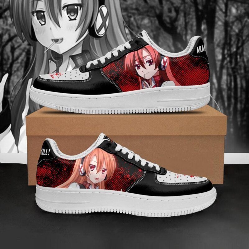 Akame Ga Kill Chelsea Shoes Custom Anime Air Force 1 Sneakers
