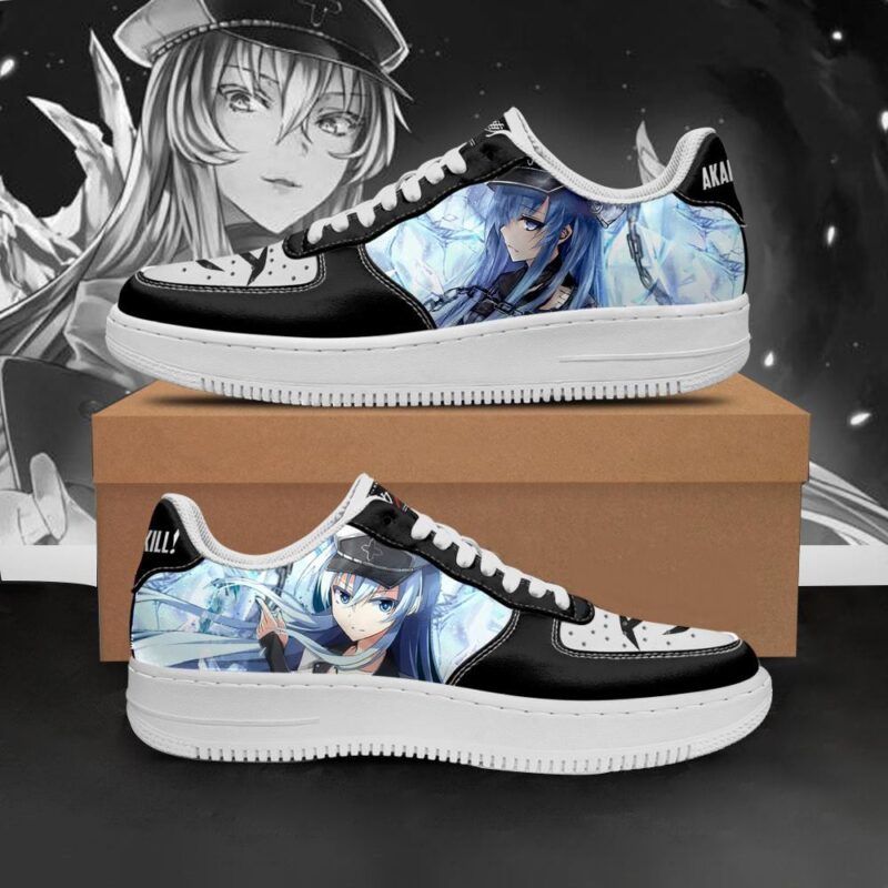 Akame Ga Kill Esdeath Shoes Custom Anime Air Force 1 Sneakers