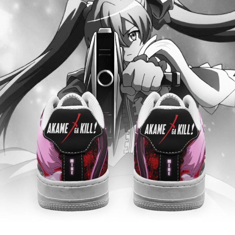 Akame Ga Kill Mine Shoes Custom Anime Air Force 1 Sneakers 2