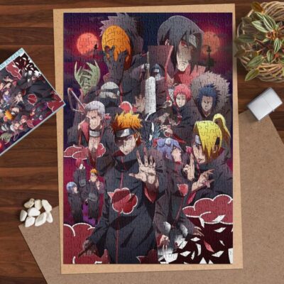 Akatsuki Naruto Anime Jigsaw Puzzle Game