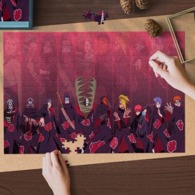 Akatsuki Naruto Shippuden Jigsaw Puzzle Game Akatsuki Naruto Anime Fan Gift 2