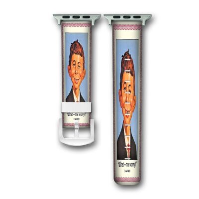 Alfred E Neuman Custom Apple Watch Band Genuine Wrist Band Replacement