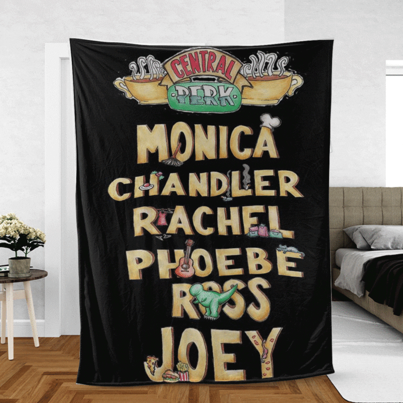 All Characters Friends Central Perk TV Show Trendy Art Ver3 Gift Lover