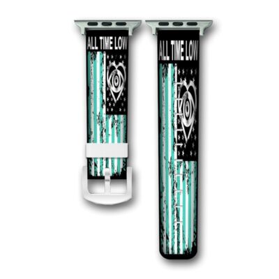 All Time Low Flag New Custom Apple Watch Band Genuine Wrist Band Replacement