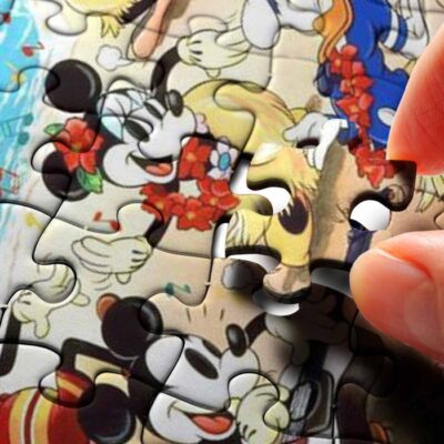 Aloha Mickey Mouse Cartoon Disney Ver9 Gifts Lover Jigsaw Puzzle GameAloha Mickey Mouse Fan Gift 4