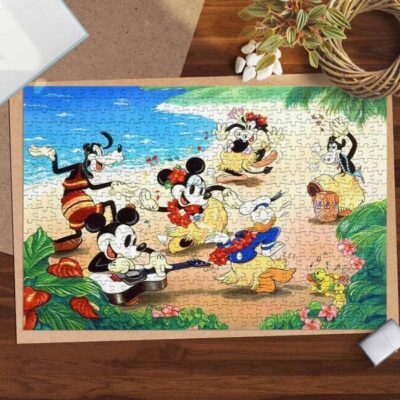 Aloha Mickey Mouse Cartoon Disney Ver9 Gifts Lover Jigsaw Puzzle Game