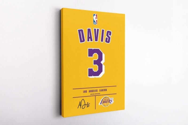 Anthony Davis #3 Jersey Canvas