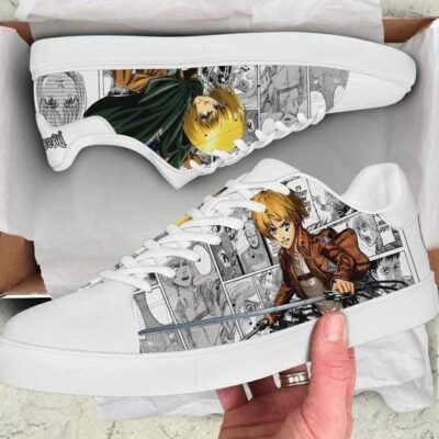 Aot Armin Arlert Attack On Titan Low Top Leather Stan Smith Shoes SST1023 1 Tennis Shoes