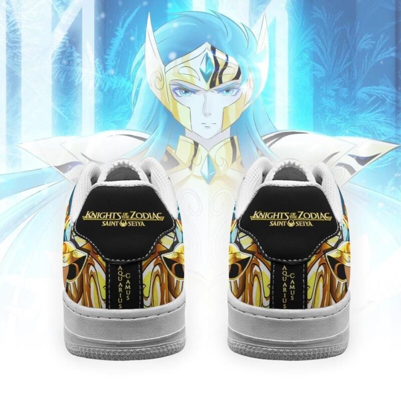Aquarius Camus Sneakers Uniform Saint Seiya Anime Shoes Air Force 1 Sneakers 2