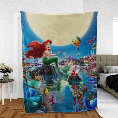 Ariel The Little Mermaid Disney Princess Christmas Gifts Lover,Ariel Gift For Fans Comfy Sofa Throw Blanket Gift 2 Ariel The Little Mermaid Disney Princess Christmas Gifts LoverAriel Gift For Fans Comfy Sofa Throw Blanket Gift 2