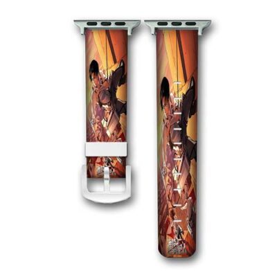 Attack on Titan Levi Art Custom Apple Watch Band Genuine Wrist Band Replacement