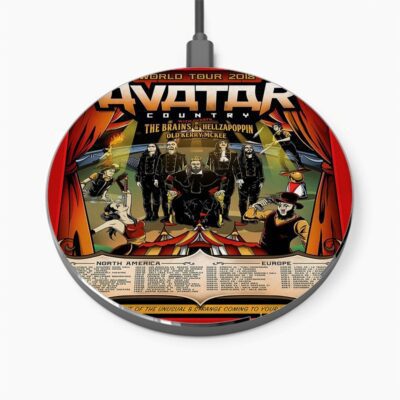 Avatar Country Avatar Wireless Charger Custom Charging Pad iPhone Samsung
