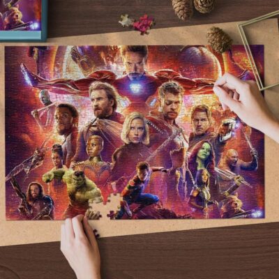Avenger End Game all characters Jigsaw Puzzle Game End Game Fan Gift 2