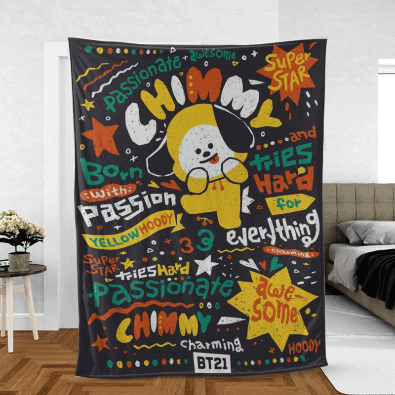 BTS Gift For Fan Comfy Sofa Throw Blanket Gift