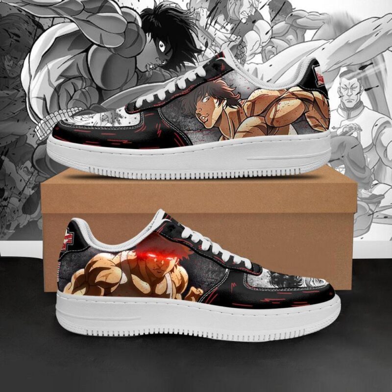 Baki Hanma Sneakers Baki Custom Anime Shoes Air Force 1 Sneakers