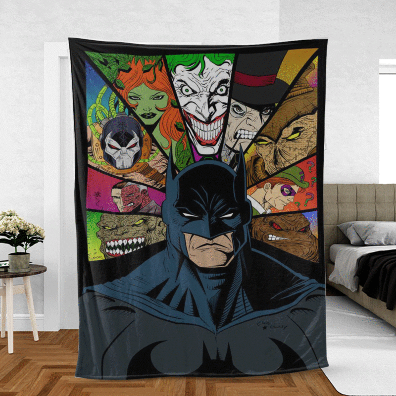 Batman Dark Gift For Fan Comfy Sofa Throw Blanket Gift