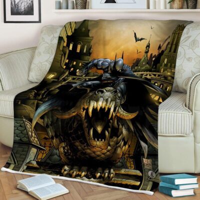 Batman, Batman Gift For Fan, Batman DC Comics Superhero Comics Comfy Sofa Throw Blanket Gift