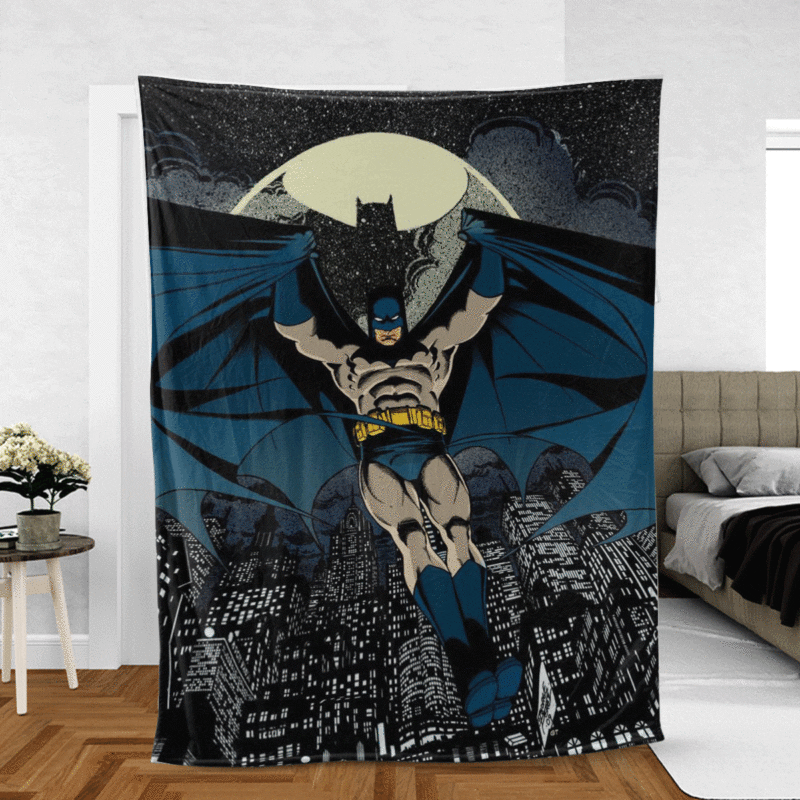 Batman Gift For Fan Comfy Sofa Throw Blanket Gift